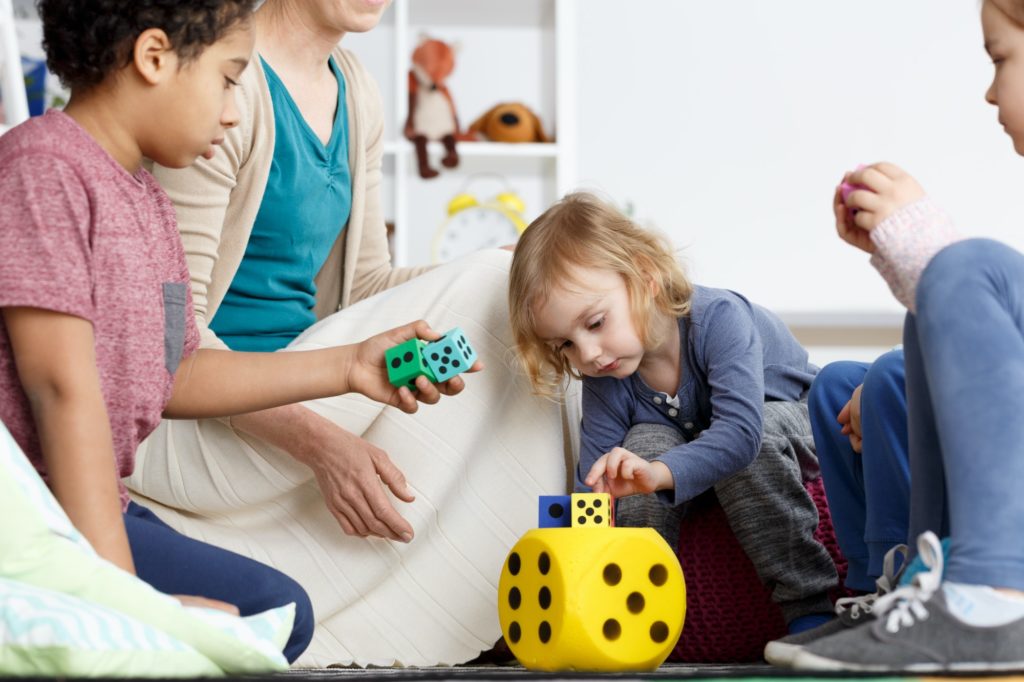 Math classes in kindergarten
