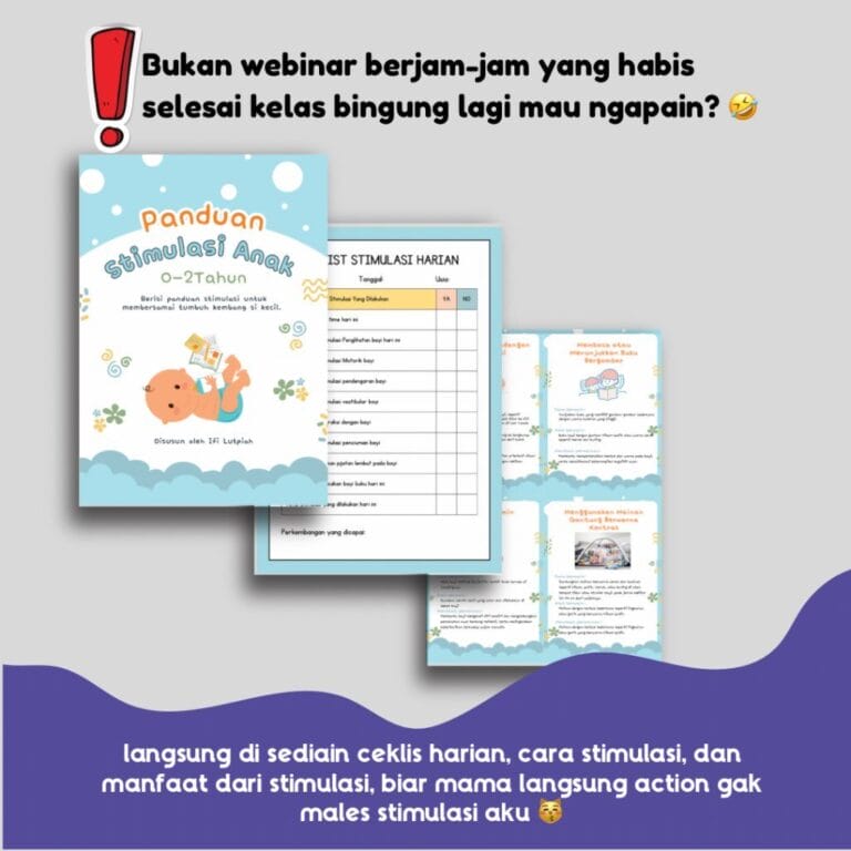 Panduan Stimulasi Anak 0–24 Bulan: Ebook Praktis untuk Optimalkan Tumbuh Kembang Si Kecil